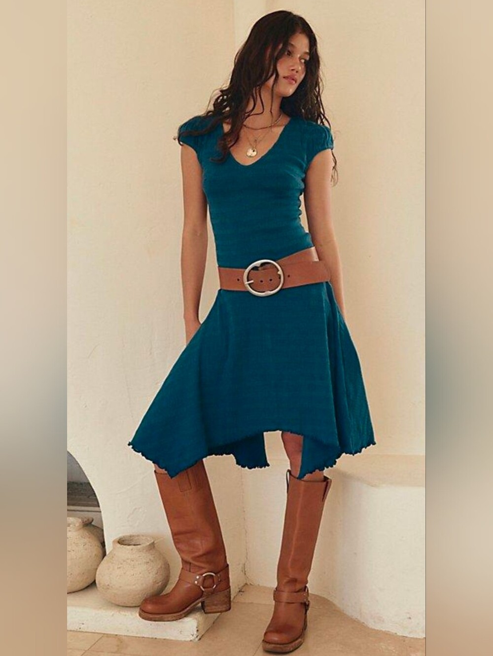 Free People Evangeline Midi Dress